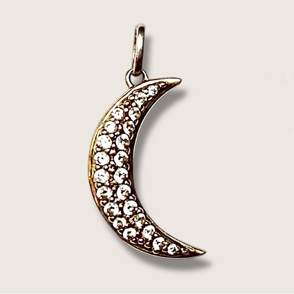 925 Sterling Silver Pendant Creacent